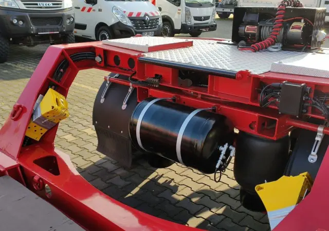 EMTECH 2 osiowa PCN 18 TIEFBETT Zagłębiana Rozciągana Oś Skrętna UNIKAT 