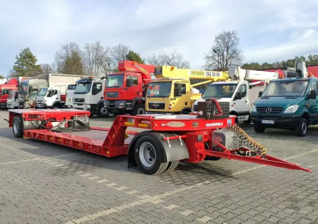 EMTECH 2 osiowa PCN 18 TIEFBETT Zagłębiana Rozciągana Oś Skrętna UNIKAT 