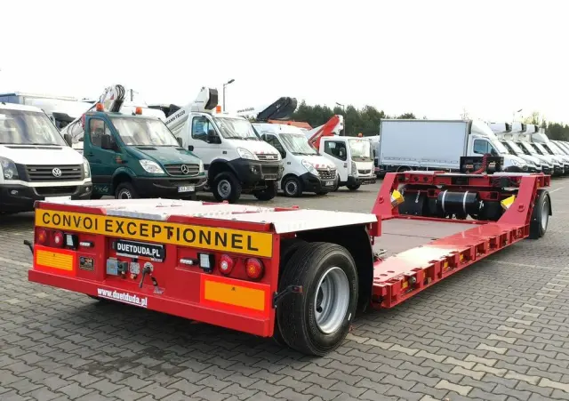 EMTECH 2 osiowa PCN 18 TIEFBETT Zagłębiana Rozciągana Oś Skrętna UNIKAT 