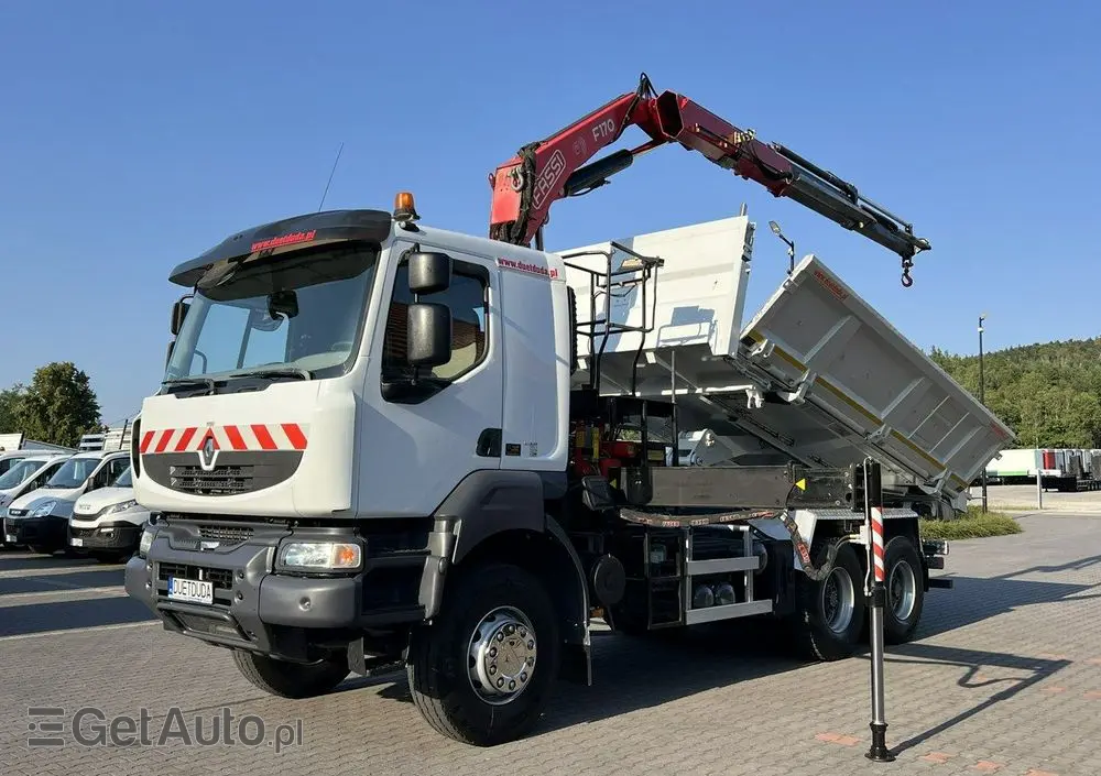 RENAULT Kerax 26.390 6x4 Mocny HDS FASSI F170 Sterowanie Radiowe 