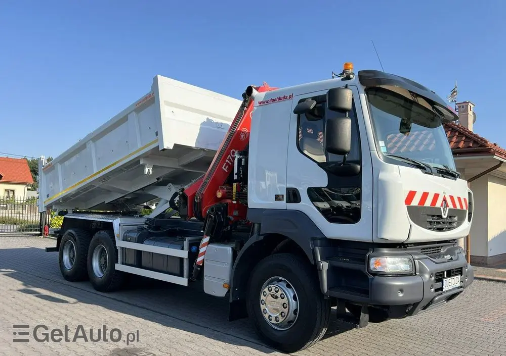 RENAULT Kerax 26.390 6x4 Mocny HDS FASSI F170 Sterowanie Radiowe 