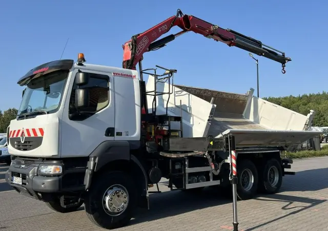 RENAULT Kerax 26.390 6x4 Mocny HDS FASSI F170 Sterowanie Radiowe 