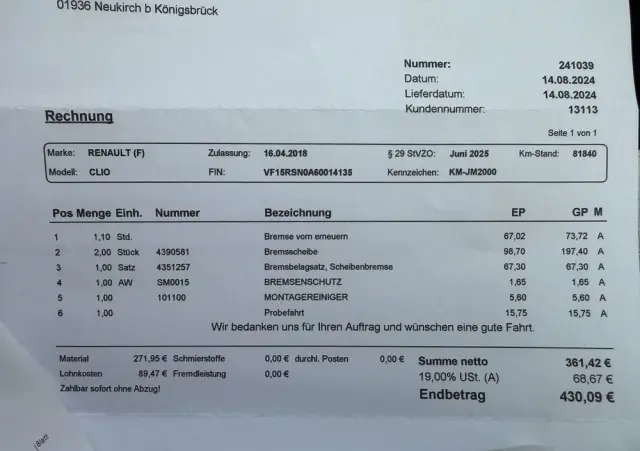 RENAULT Clio 1.2 16V 75 Limited