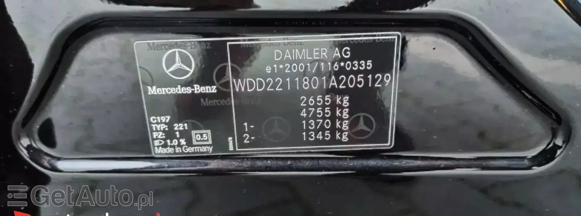 MERCEDES-BENZ Klasa S 