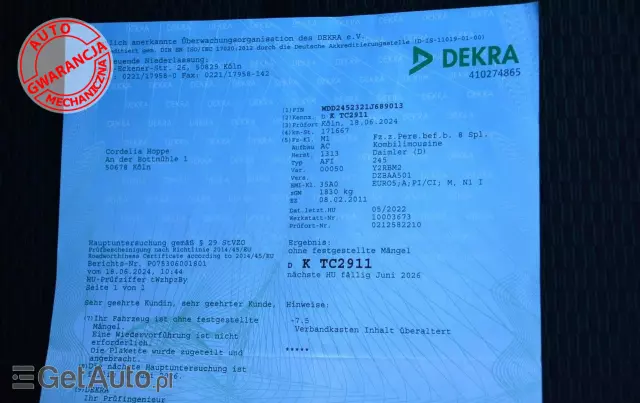 MERCEDES-BENZ Klasa B 