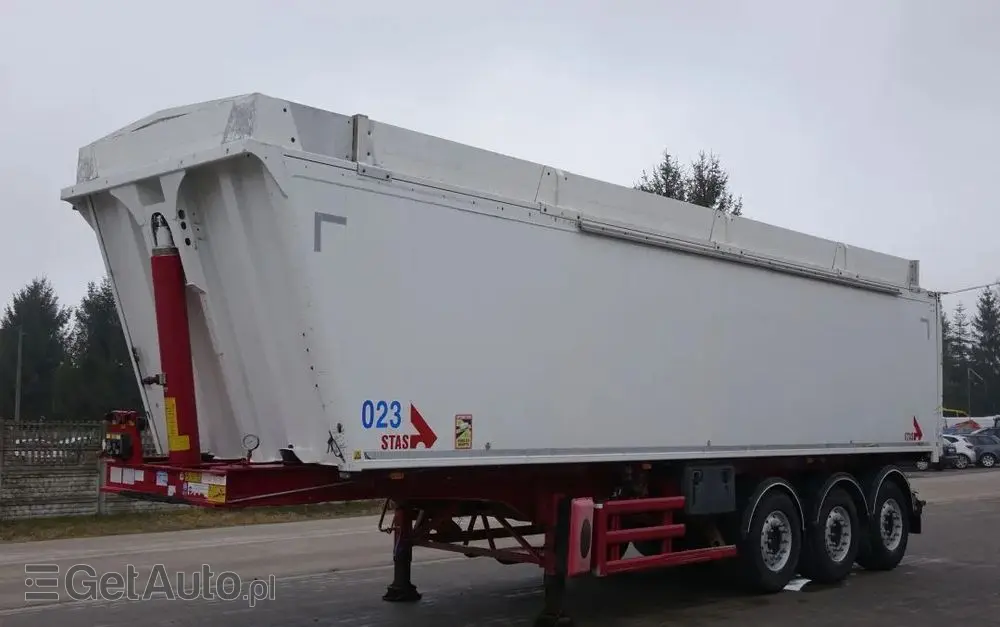 STAS WYWROTKA / S300CX / 44m3 / Z NADSTAWKAMI 52 m3 / ALUMINIOWA / OSIE MERCEDES / OŚ PODNOSZONA / KLAPO-DRZWI / ALUMINIOWE FELGI 