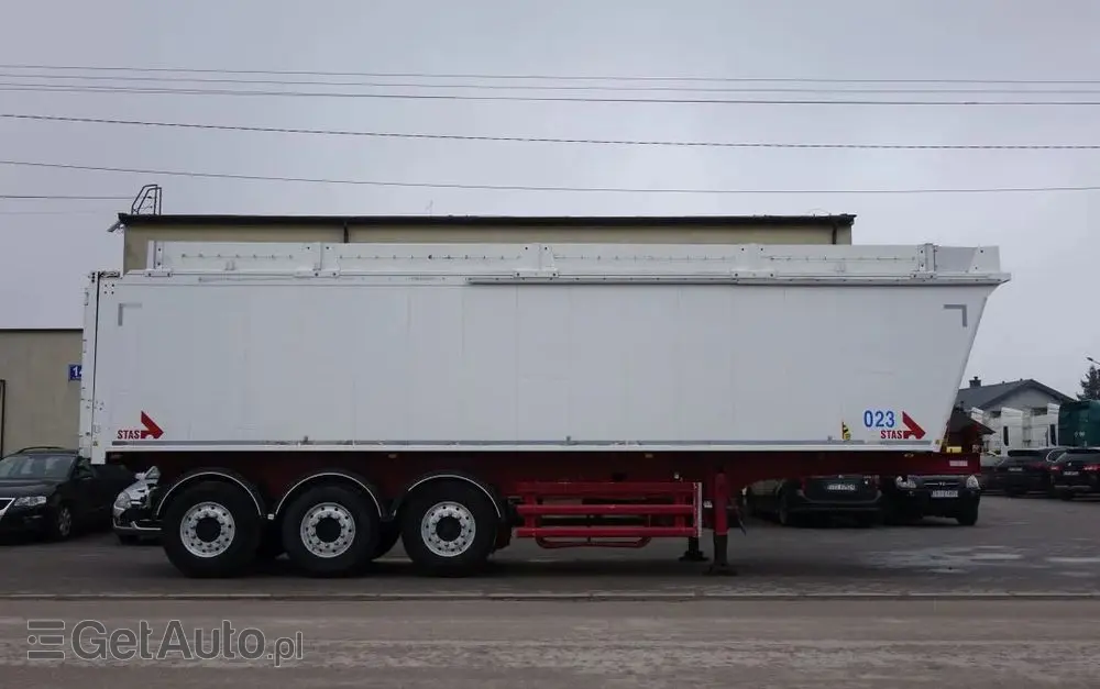 STAS WYWROTKA / S300CX / 44m3 / Z NADSTAWKAMI 52 m3 / ALUMINIOWA / OSIE MERCEDES / OŚ PODNOSZONA / KLAPO-DRZWI / ALUMINIOWE FELGI 