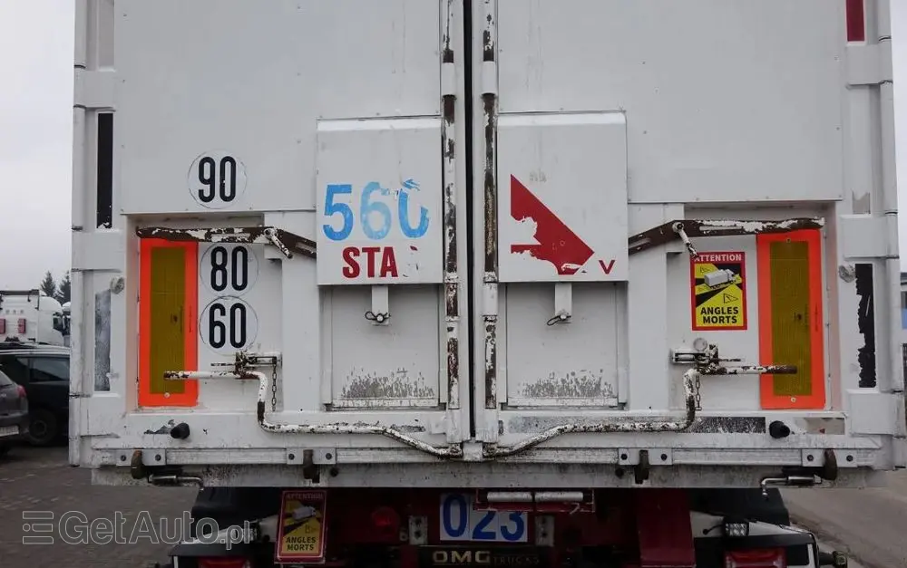 STAS WYWROTKA / S300CX / 44m3 / Z NADSTAWKAMI 52 m3 / ALUMINIOWA / OSIE MERCEDES / OŚ PODNOSZONA / KLAPO-DRZWI / ALUMINIOWE FELGI 