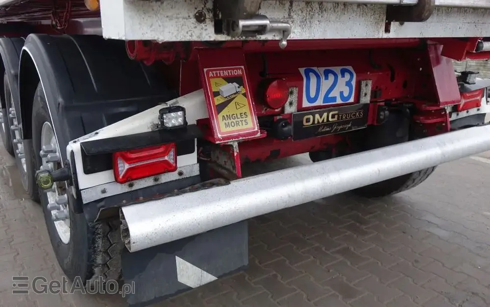 STAS WYWROTKA / S300CX / 44m3 / Z NADSTAWKAMI 52 m3 / ALUMINIOWA / OSIE MERCEDES / OŚ PODNOSZONA / KLAPO-DRZWI / ALUMINIOWE FELGI 