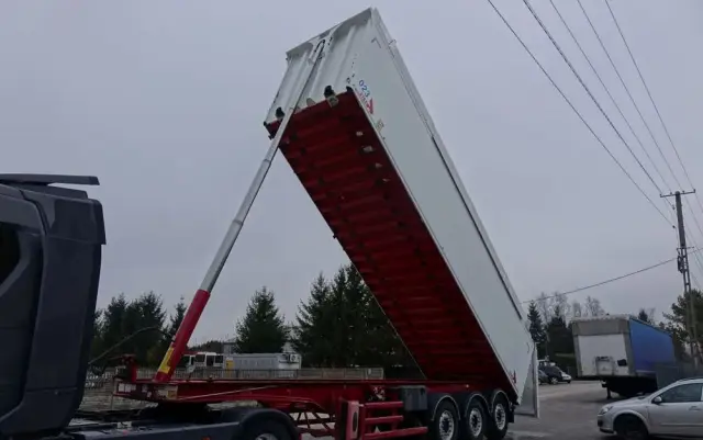 STAS WYWROTKA / S300CX / 44m3 / Z NADSTAWKAMI 52 m3 / ALUMINIOWA / OSIE MERCEDES / OŚ PODNOSZONA / KLAPO-DRZWI / ALUMINIOWE FELGI 