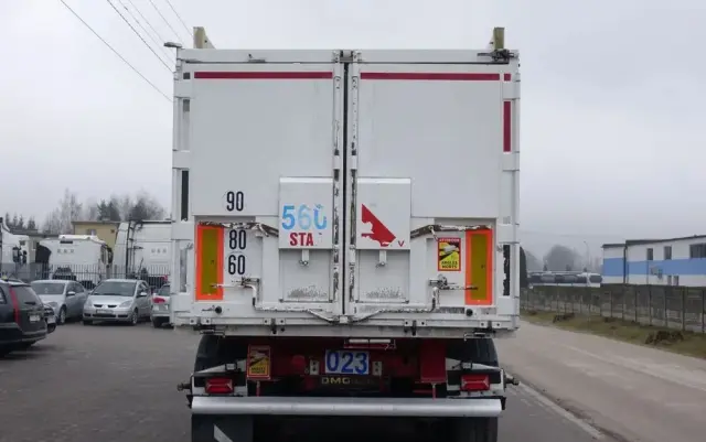 STAS WYWROTKA / S300CX / 44m3 / Z NADSTAWKAMI 52 m3 / ALUMINIOWA / OSIE MERCEDES / OŚ PODNOSZONA / KLAPO-DRZWI / ALUMINIOWE FELGI 