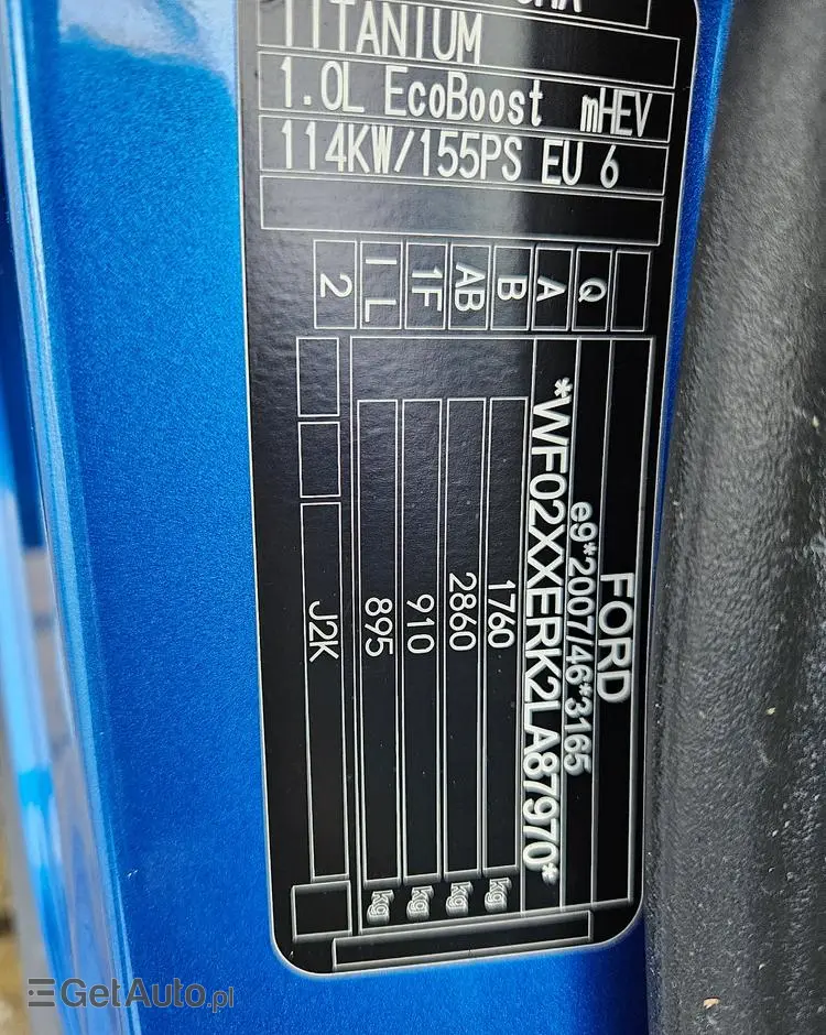 FORD Puma 1.0 EcoBoost Titanium