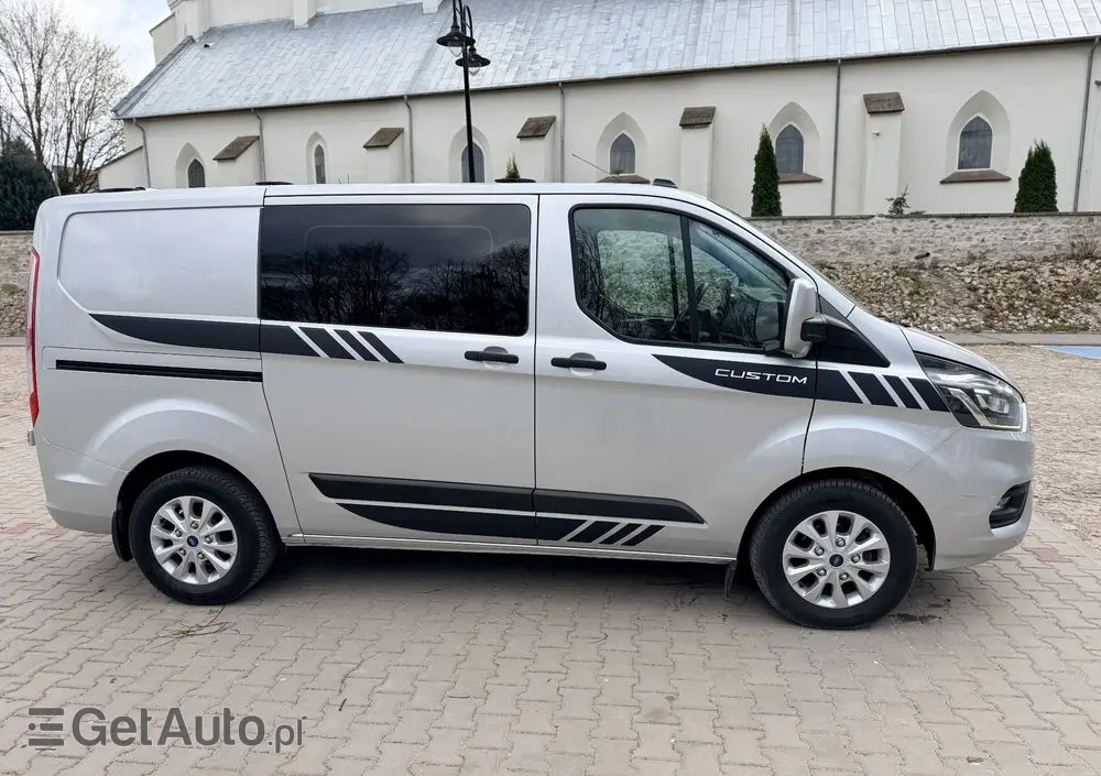 FORD TRANSIT CUSTOM  LIFT 2020r/ Webasto / 2,0 TDCI/130KM/KAMERA/BIX-ENON/ EURO 6/ASO/NISKI PRZEBIEG/LED/HAK/FV23%/6-DZWI/LONG 