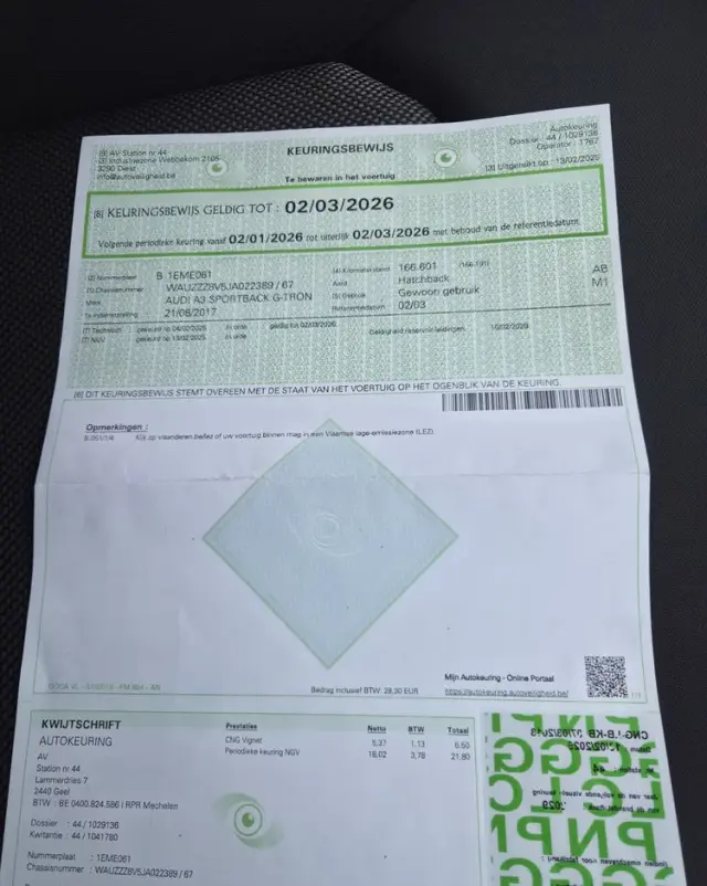 AUDI A3 Sportback 1.4 TFSI g-tron sport