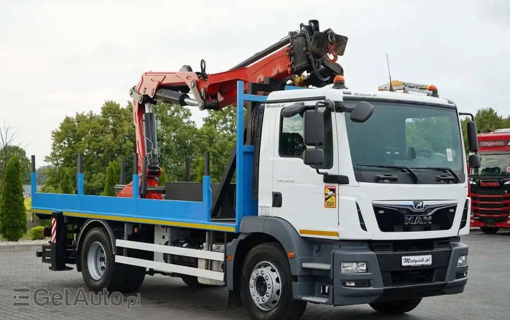 MAN TGM 15 .290 / HDS HC 190 + WIERTŁO 2 mb / WIERTNICA / STEROWANIE RADIOWE / EURO 6 /  MANUAL / 2019 ROK 