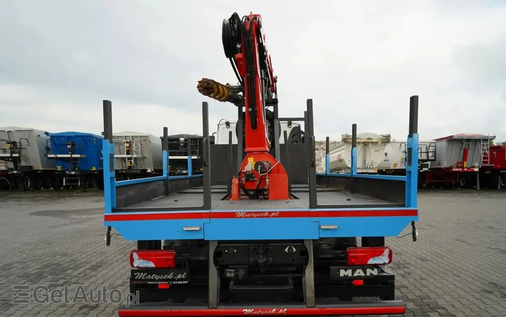 MAN TGM 15 .290 / HDS HC 190 + WIERTŁO 2 mb / WIERTNICA / STEROWANIE RADIOWE / EURO 6 /  MANUAL / 2019 ROK 