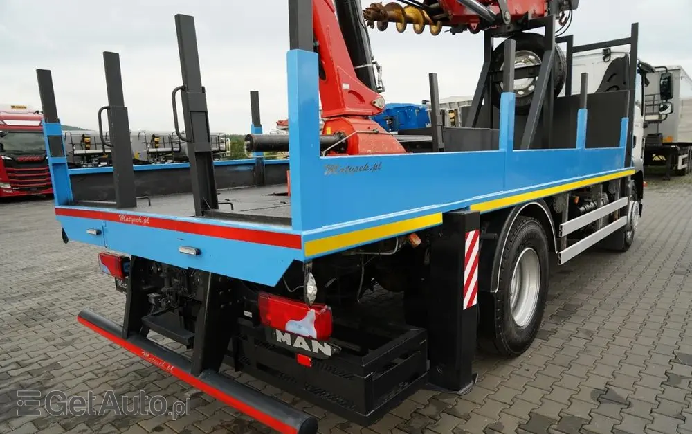 MAN TGM 15 .290 / HDS HC 190 + WIERTŁO 2 mb / WIERTNICA / STEROWANIE RADIOWE / EURO 6 /  MANUAL / 2019 ROK 