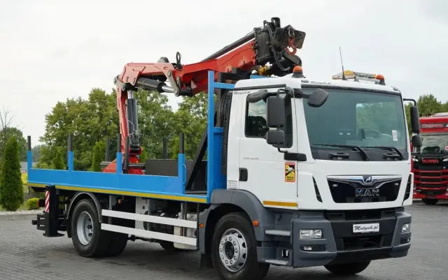 MAN TGM 15 .290 / HDS HC 190 + WIERTŁO 2 mb / WIERTNICA / STEROWANIE RADIOWE / EURO 6 /  MANUAL / 2019 ROK 