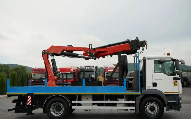 MAN TGM 15 .290 / HDS HC 190 + WIERTŁO 2 mb / WIERTNICA / STEROWANIE RADIOWE / EURO 6 /  MANUAL / 2019 ROK 