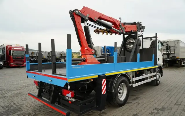 MAN TGM 15 .290 / HDS HC 190 + WIERTŁO 2 mb / WIERTNICA / STEROWANIE RADIOWE / EURO 6 /  MANUAL / 2019 ROK 