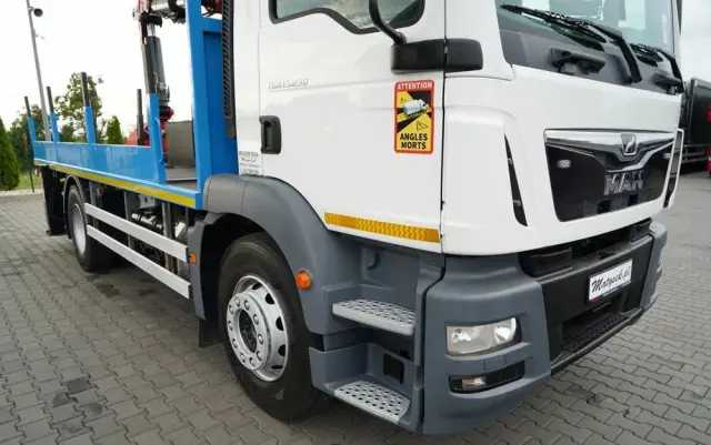 MAN TGM 15 .290 / HDS HC 190 + WIERTŁO 2 mb / WIERTNICA / STEROWANIE RADIOWE / EURO 6 /  MANUAL / 2019 ROK 