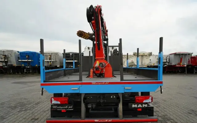 MAN TGM 15 .290 / HDS HC 190 + WIERTŁO 2 mb / WIERTNICA / STEROWANIE RADIOWE / EURO 6 /  MANUAL / 2019 ROK 