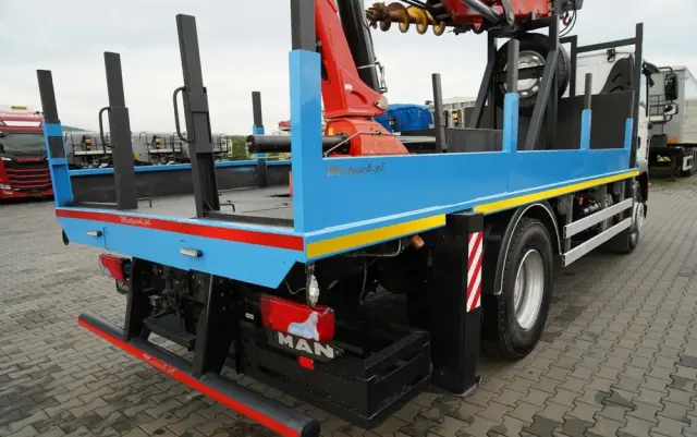 MAN TGM 15 .290 / HDS HC 190 + WIERTŁO 2 mb / WIERTNICA / STEROWANIE RADIOWE / EURO 6 /  MANUAL / 2019 ROK 