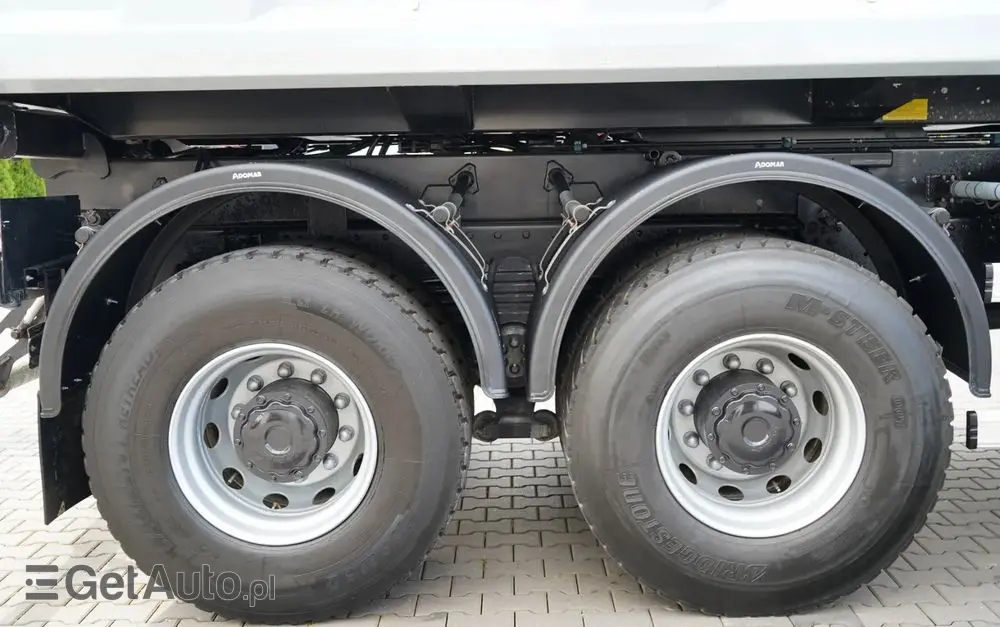 MAN TGS 33.360 / 6x4 / WYWROTKA + HDS HMF 1820 K-RC / wysów 10m / HYDROBURTA / CHWYTAK / NAVI / MANUAL / SPROWADZONY 