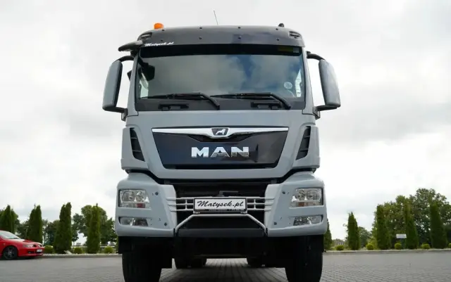MAN TGS 33.360 / 6x4 / WYWROTKA + HDS HMF 1820 K-RC / wysów 10m / HYDROBURTA / CHWYTAK / NAVI / MANUAL / SPROWADZONY 