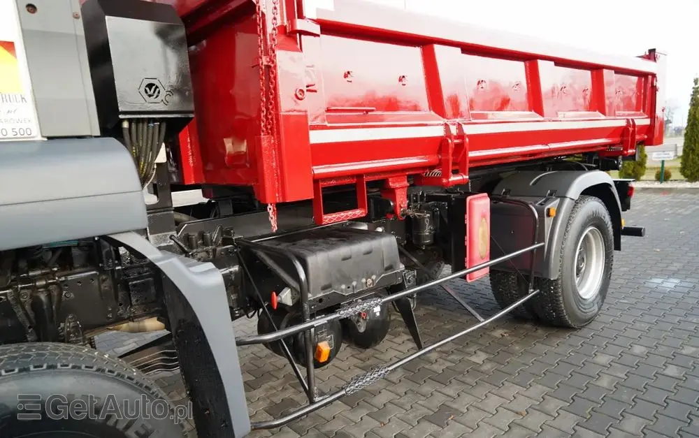 MAN TGA 18.360 / 4X4 / WYWROTKA 2 STRONNA / HYDROKLAPA / HYDROBURTA / CZOŁOWNICA / SPECJALNY / MANUAL 