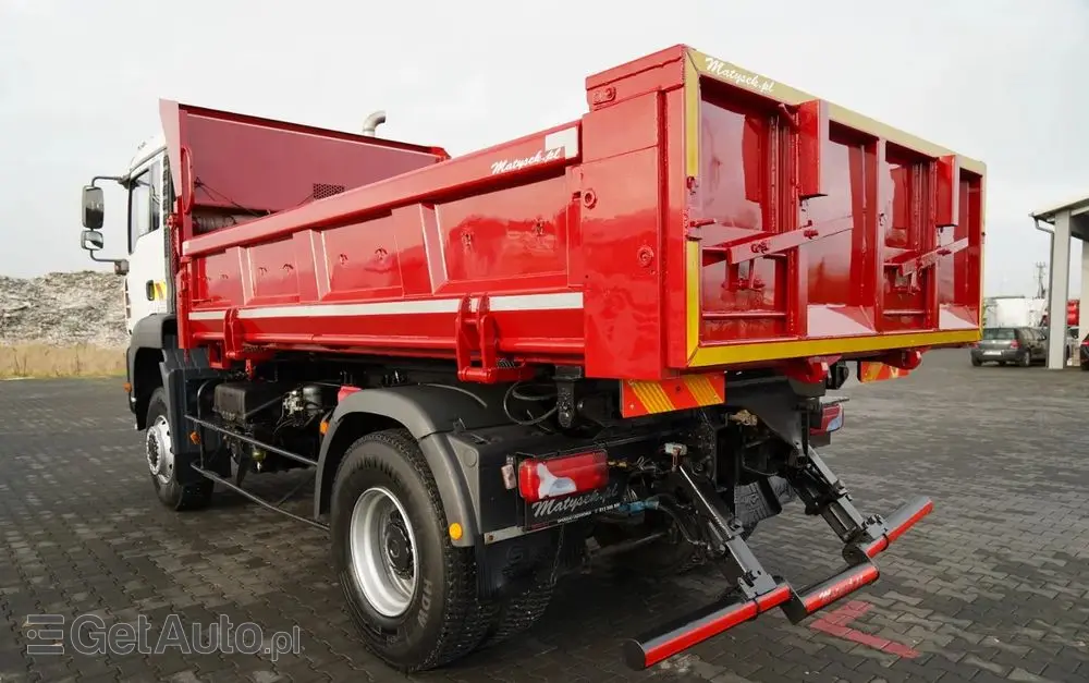 MAN TGA 18.360 / 4X4 / WYWROTKA 2 STRONNA / HYDROKLAPA / HYDROBURTA / CZOŁOWNICA / SPECJALNY / MANUAL 