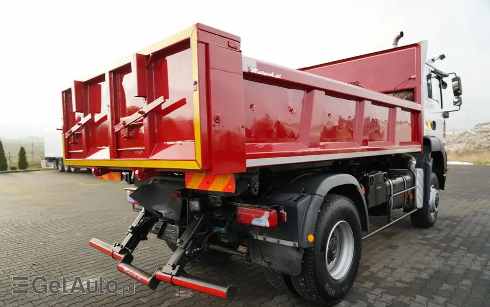 MAN TGA 18.360 / 4X4 / WYWROTKA 2 STRONNA / HYDROKLAPA / HYDROBURTA / CZOŁOWNICA / SPECJALNY / MANUAL 