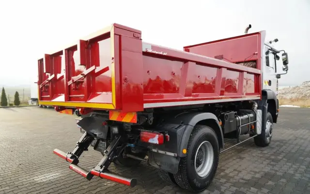 MAN TGA 18.360 / 4X4 / WYWROTKA 2 STRONNA / HYDROKLAPA / HYDROBURTA / CZOŁOWNICA / SPECJALNY / MANUAL 