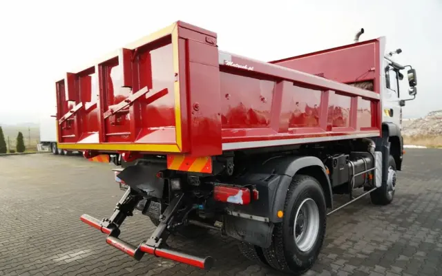 MAN TGA 18.360 / 4X4 / WYWROTKA 2 STRONNA / HYDROKLAPA / HYDROBURTA / CZOŁOWNICA / SPECJALNY / MANUAL 