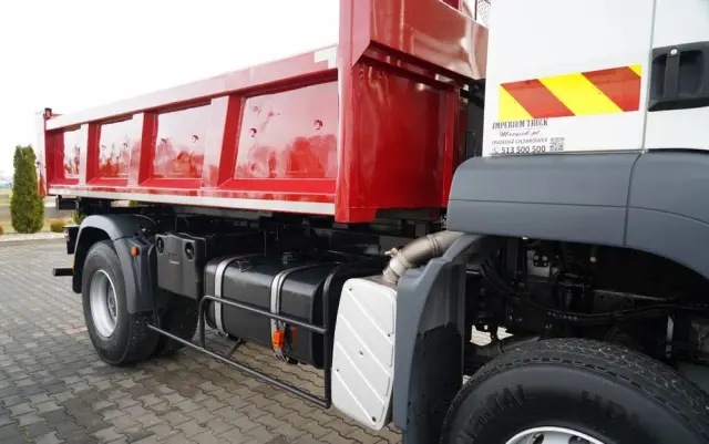 MAN TGA 18.360 / 4X4 / WYWROTKA 2 STRONNA / HYDROKLAPA / HYDROBURTA / CZOŁOWNICA / SPECJALNY / MANUAL 