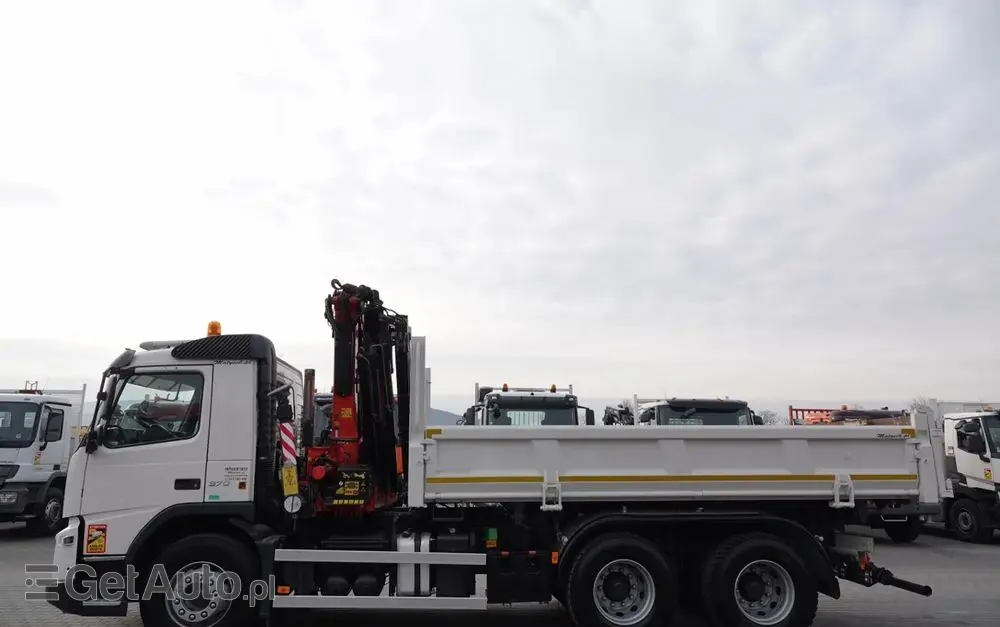 VOLVO FMX 370 / 6X4 / WYWROTKA + HDS FASSI F165XP / MAX UDŹWIG 5200KG / STEROWANIE RADIOWE / HYDROBURTA 