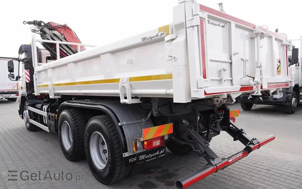 VOLVO FMX 370 / 6X4 / WYWROTKA + HDS FASSI F165XP / MAX UDŹWIG 5200KG / STEROWANIE RADIOWE / HYDROBURTA 