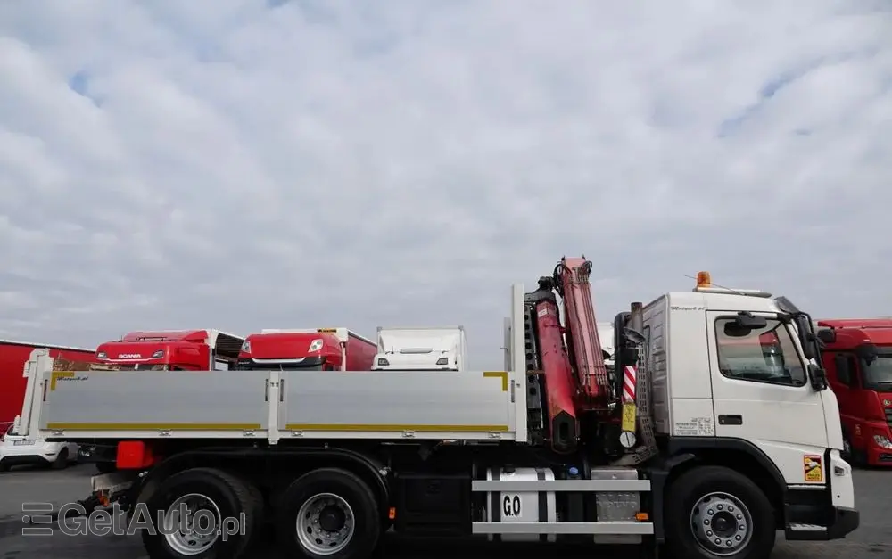 VOLVO FMX 370 / 6X4 / WYWROTKA + HDS FASSI F165XP / MAX UDŹWIG 5200KG / STEROWANIE RADIOWE / HYDROBURTA 