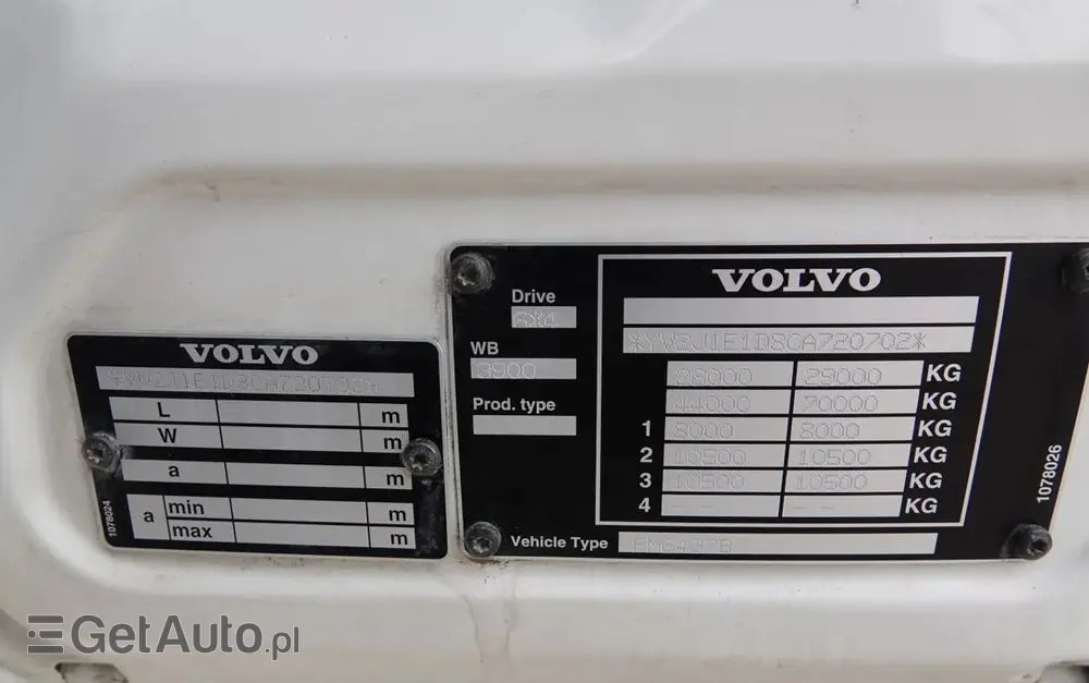 VOLVO FMX 370 / 6X4 / WYWROTKA + HDS FASSI F165XP / MAX UDŹWIG 5200KG / STEROWANIE RADIOWE / HYDROBURTA 