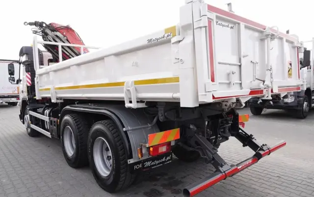 VOLVO FMX 370 / 6X4 / WYWROTKA + HDS FASSI F165XP / MAX UDŹWIG 5200KG / STEROWANIE RADIOWE / HYDROBURTA 