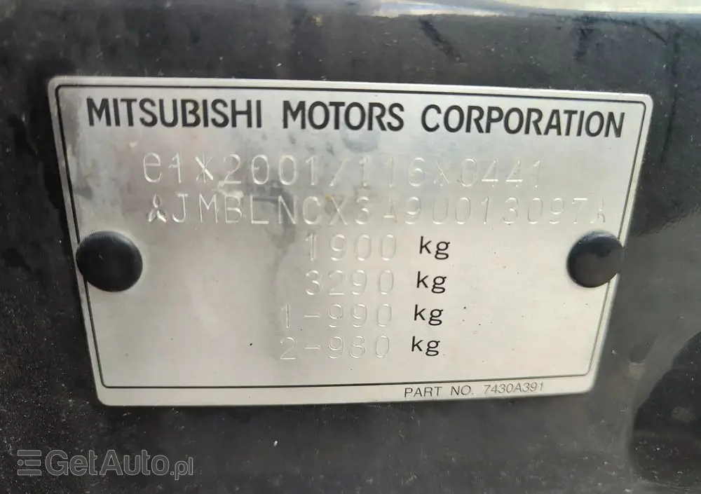 MITSUBISHI Lancer 1.8 Intense