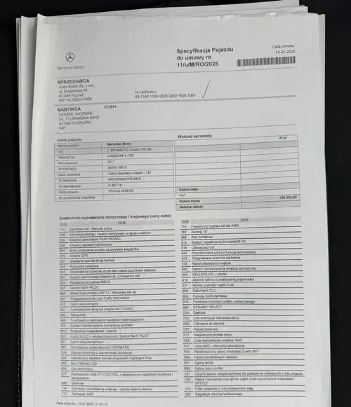 MERCEDES-BENZ Klasa C 