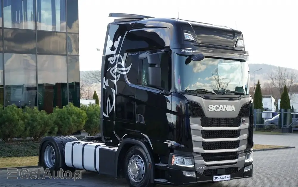 SCANIA S 500 / RETARDER / KLIMA POSTOJOWA / CAŁA NA PODUSZKACH / OPONY 100% 