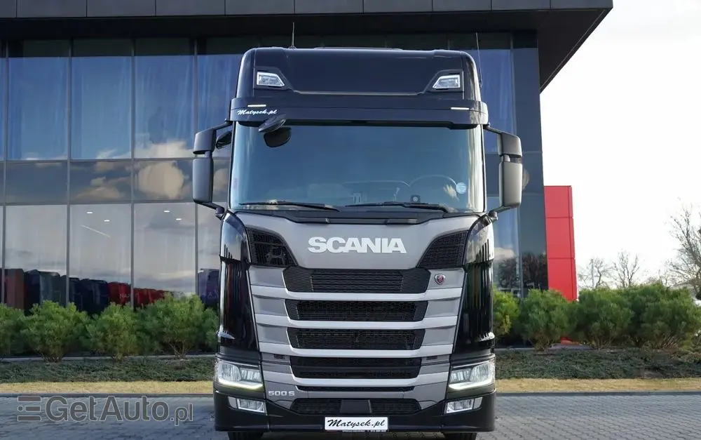 SCANIA S 500 / RETARDER / KLIMA POSTOJOWA / CAŁA NA PODUSZKACH / OPONY 100% 
