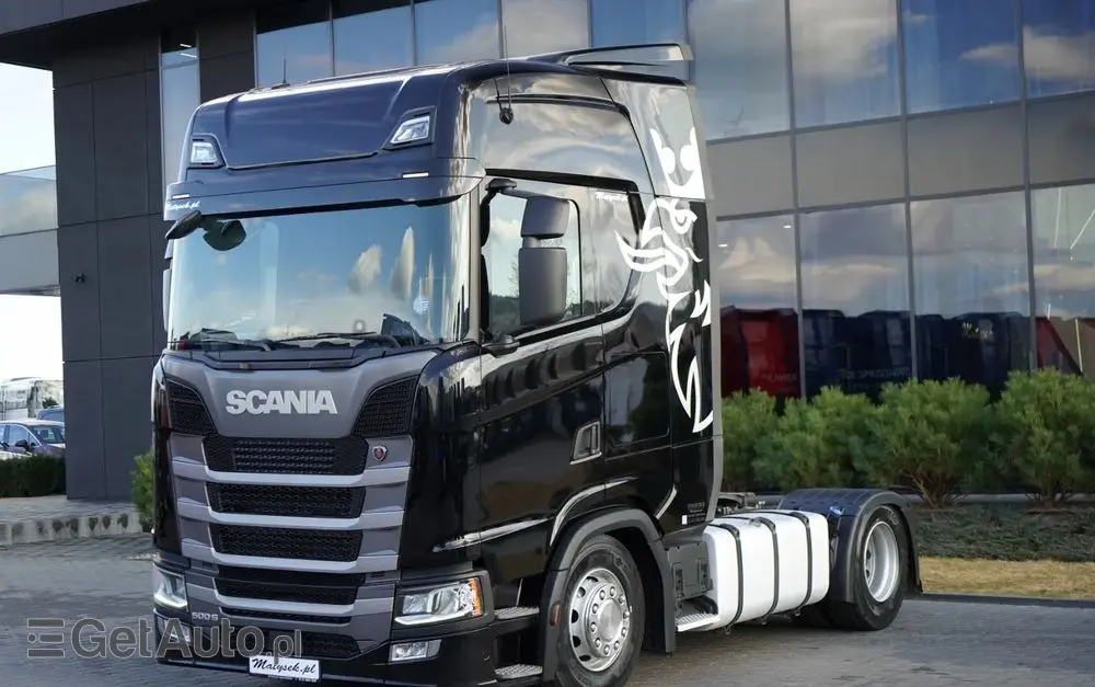 SCANIA S 500 / RETARDER / KLIMA POSTOJOWA / CAŁA NA PODUSZKACH / OPONY 100% 