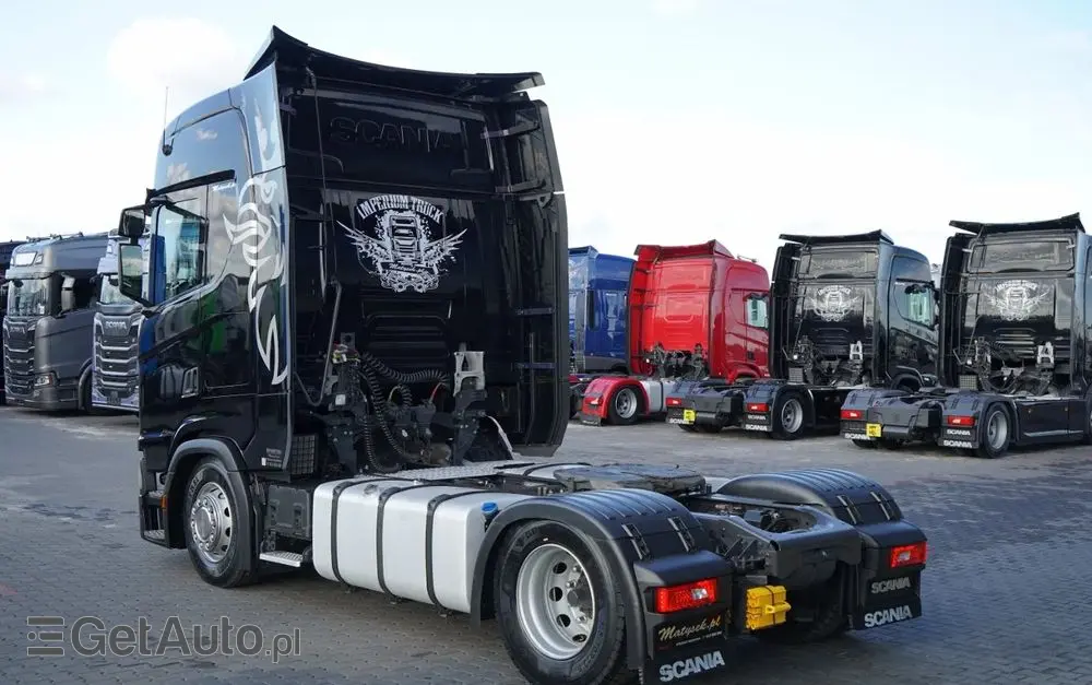 SCANIA S 500 / RETARDER / KLIMA POSTOJOWA / CAŁA NA PODUSZKACH / OPONY 100% 