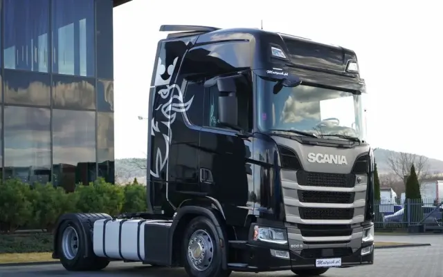 SCANIA S 500 / RETARDER / KLIMA POSTOJOWA / CAŁA NA PODUSZKACH / OPONY 100% 