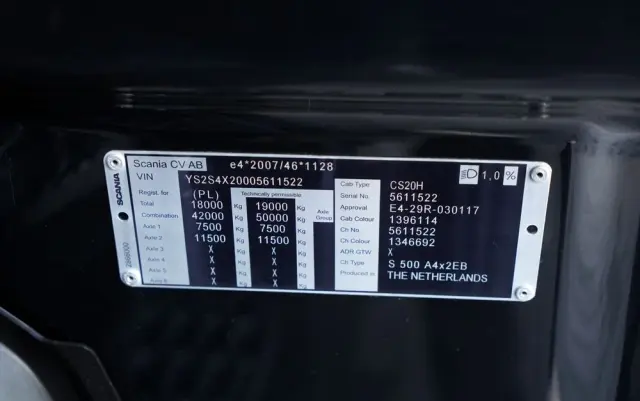 SCANIA S 500 / RETARDER / KLIMA POSTOJOWA / CAŁA NA PODUSZKACH / OPONY 100% 