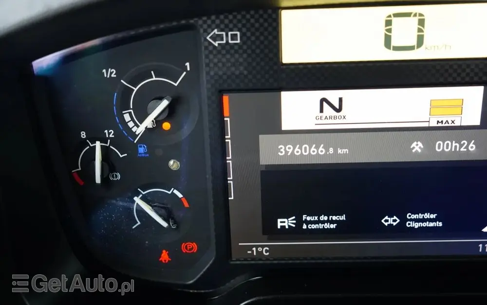 RENAULT C 430 / 6x4 / SKRZYNIOWY 6,2 M + HDS HIAB X-DUO 188 / WYSÓW 15 M / STEROWANIE RADIOWE / WIDŁY / ROTATOR 