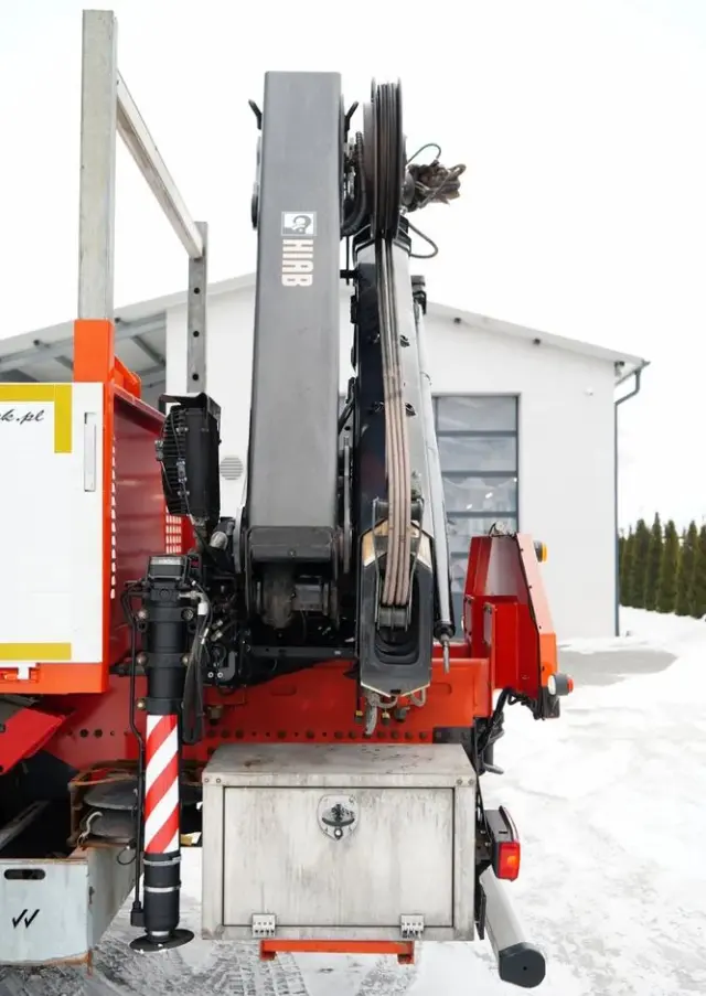 RENAULT C 430 / 6x4 / SKRZYNIOWY 6,2 M + HDS HIAB X-DUO 188 / WYSÓW 15 M / STEROWANIE RADIOWE / WIDŁY / ROTATOR 